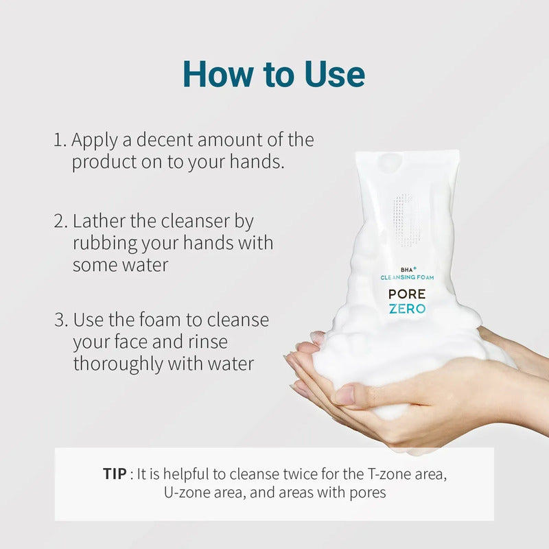 Be The Skin Espuma Limpiadora Bha+ Pore Zero Todo Tipo De Piel Noche