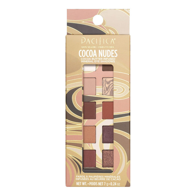 Pacifica Beauty Paleta De Sombras Cocoa Nudes Marrón