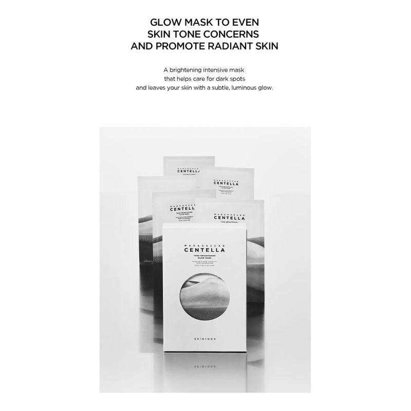 Centella Tone Brightening Mask Skin1004 25ml 5 Mascarillas Todo Tipo De Piel