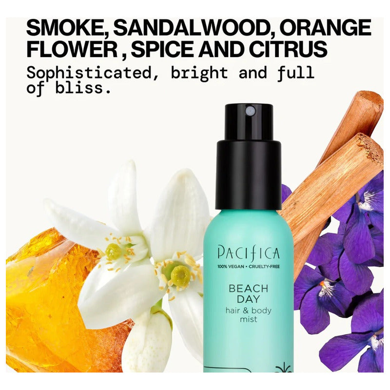 Pacifica Beauty Beach Day Bruma Para El Cabello Y El Cuerpo