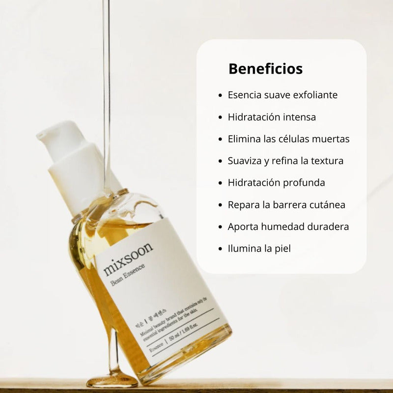 Mixsoon Bean Essence - Hidratante Exfoliante Momento De Aplicación Día/noche Tipo De Piel Grasa Todo Tipo De Piel
