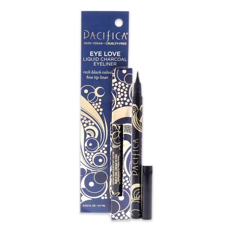 Pacifica Beauty Eye Love Delineador Líquido De Carbón Negro Mate