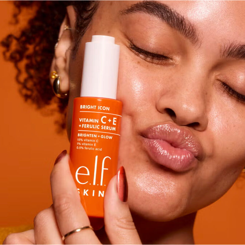 Elf Bright Icon Vitamin C + E + Ferulic Serum Mini 15ml Todo Tipo De Piel Día/noche