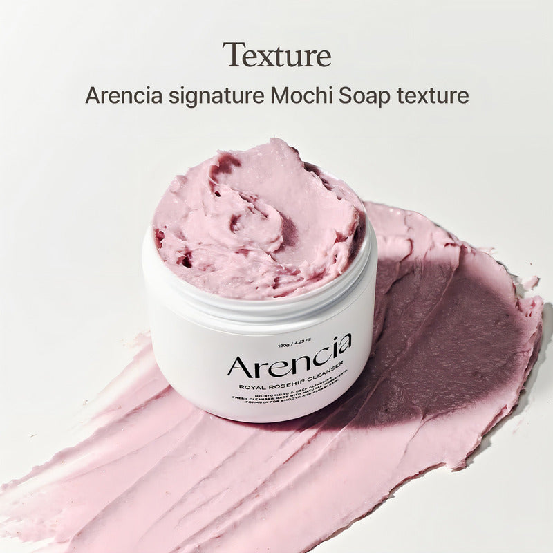 Arencia Rice Mochi Rosehip - Limpiador Facial 120 G