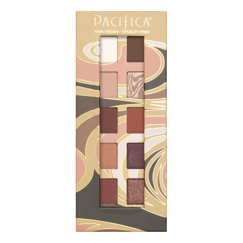 Pacifica Beauty Paleta De Sombras Cocoa Nudes Marrón