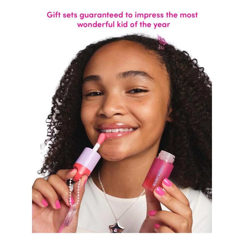 Evereden Cherry Glaze Aceite Labial Brillo Hidratante Rosa