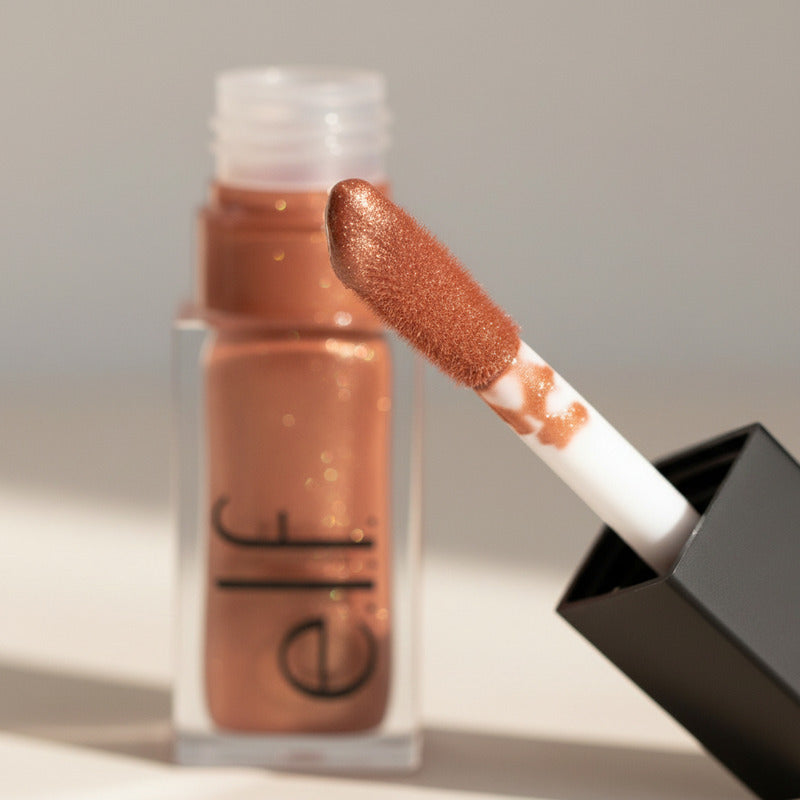 Elf Glow Reviver Lip Oil Super Neutral - Rosy Beige