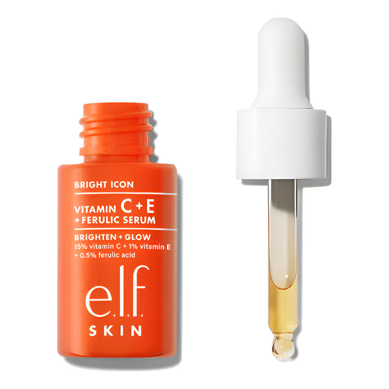 Elf Bright Icon Vitamin C + E + Ferulic Serum Mini 15ml Todo Tipo De Piel Día/noche
