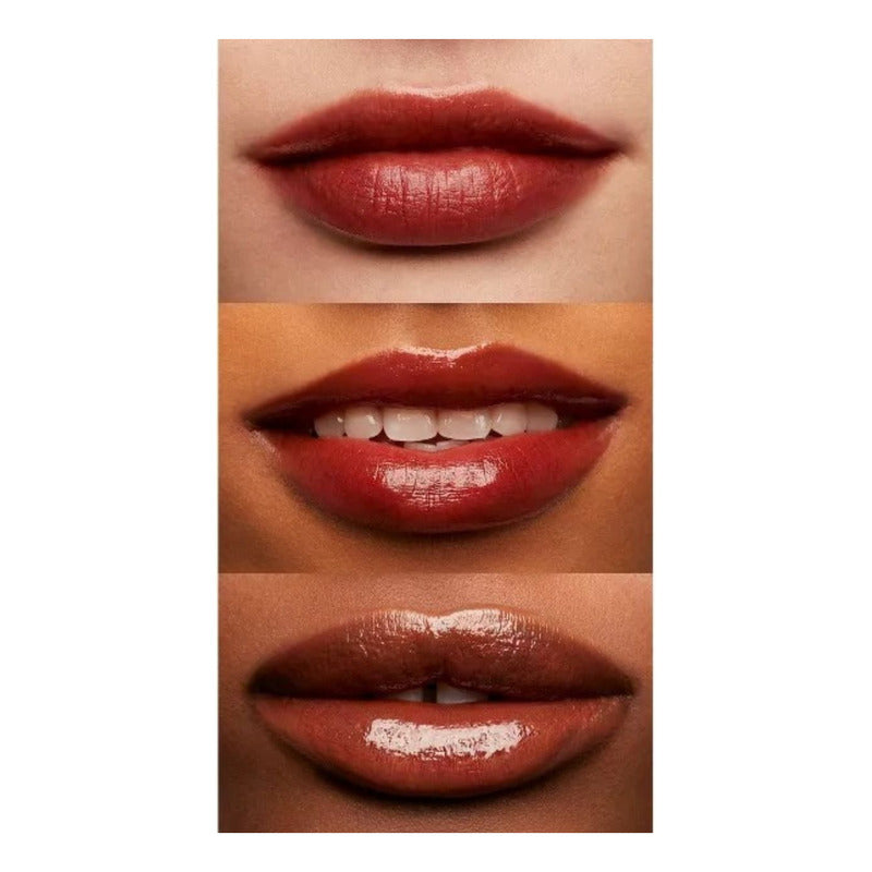 E.l.f. Glossy Lip Stain Labial Acabado Satin Lip Oil Tinted Color Cinnamon Dreamz