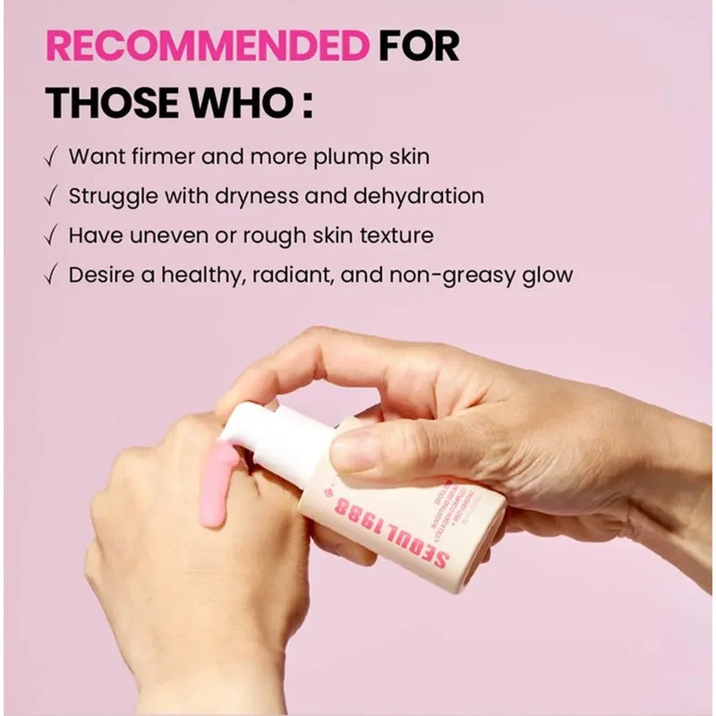 Seoul 1988 Suero Potenciador Complejo De Colágeno 7 + Ginsen Todo Tipo De Piel Día/noche