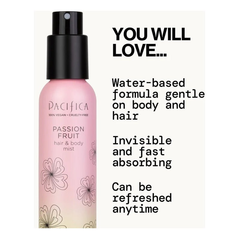 Pacifica Beauty Passion Fruit Hair & Body Mist