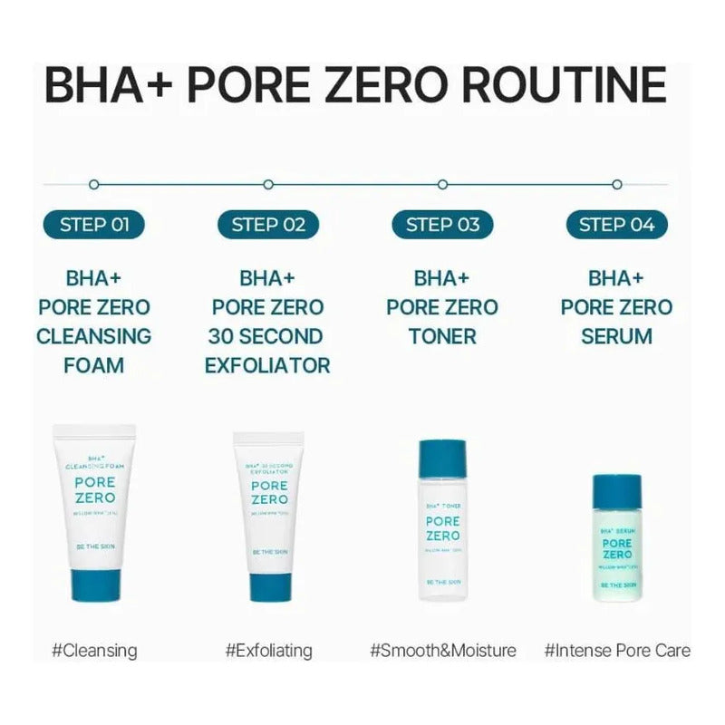 Be The Skin Bha+ Pore Zero Trial Kit - Control Poros 4 Minis
